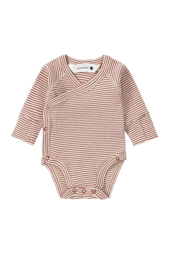 Kimono L/S Bodysuit - Ember