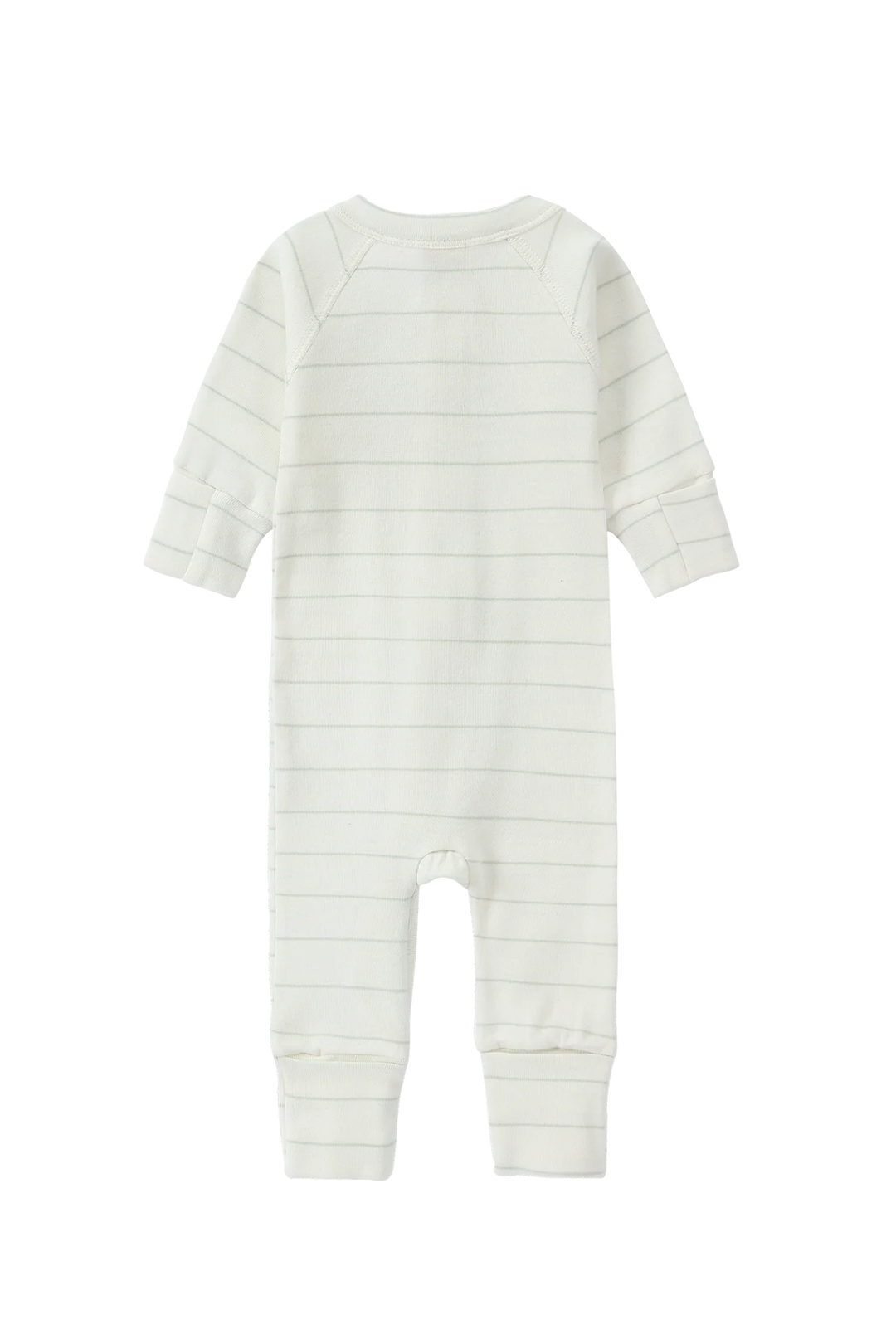 Zip Growsuit - White Sky