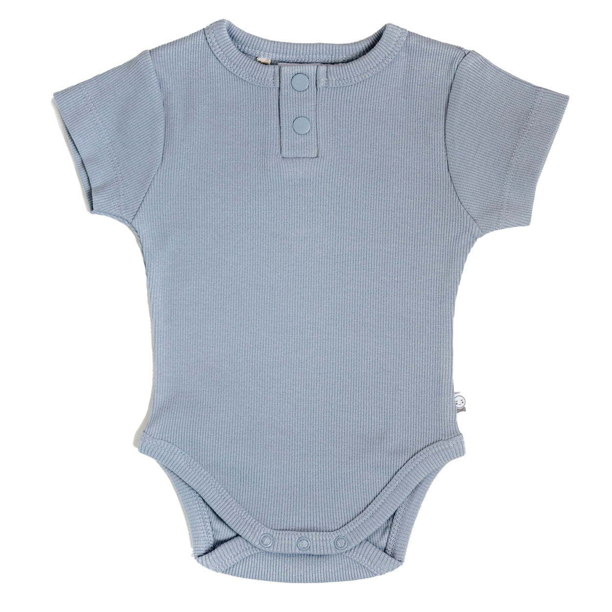 Organic Baby Bodysuit - Baby Blue