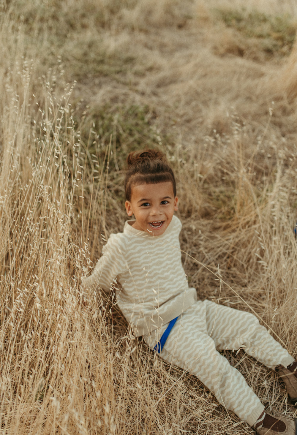 Organic Raglan Pull Over - River