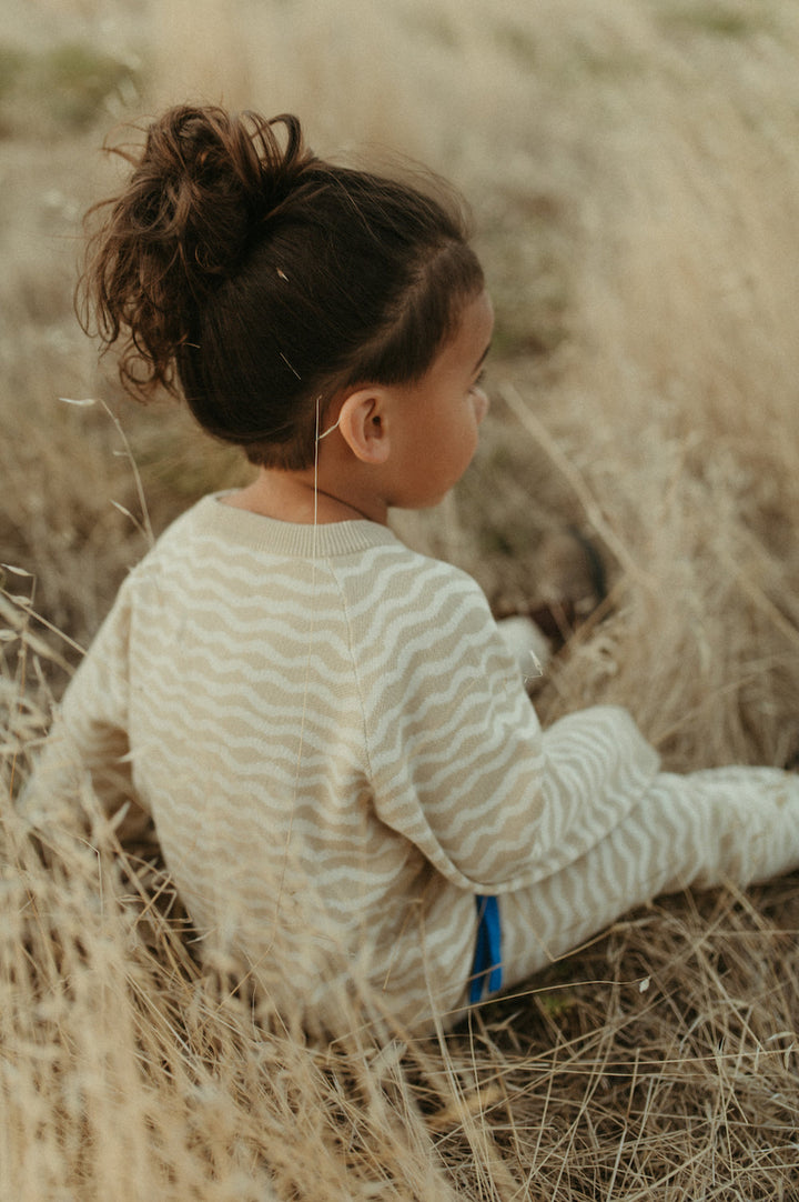 Organic Raglan Pull Over - River
