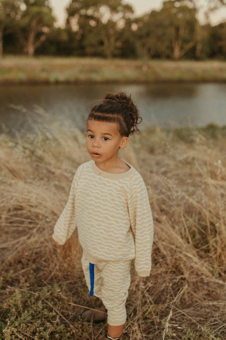 Organic Raglan Pull Over - River