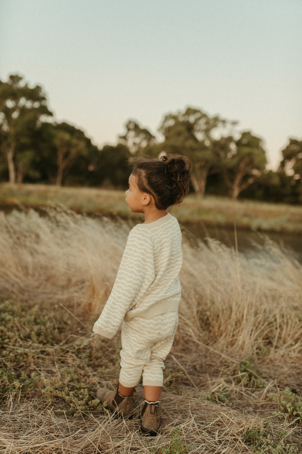 Organic Raglan Pull Over - River