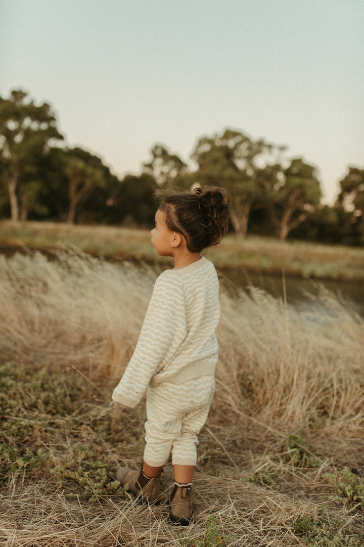 Organic Raglan Pull Over - River