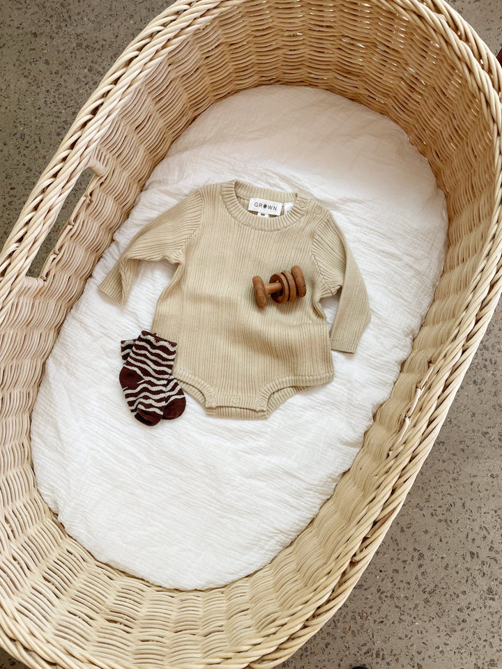 Baby Socks - Espresso River