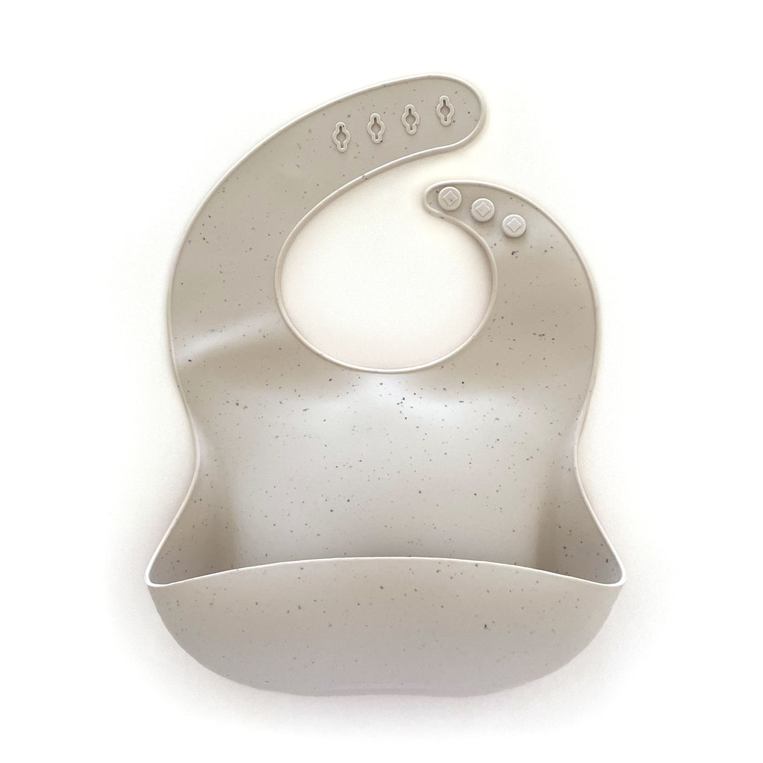 Silicone Bib - Speckled Mushroom